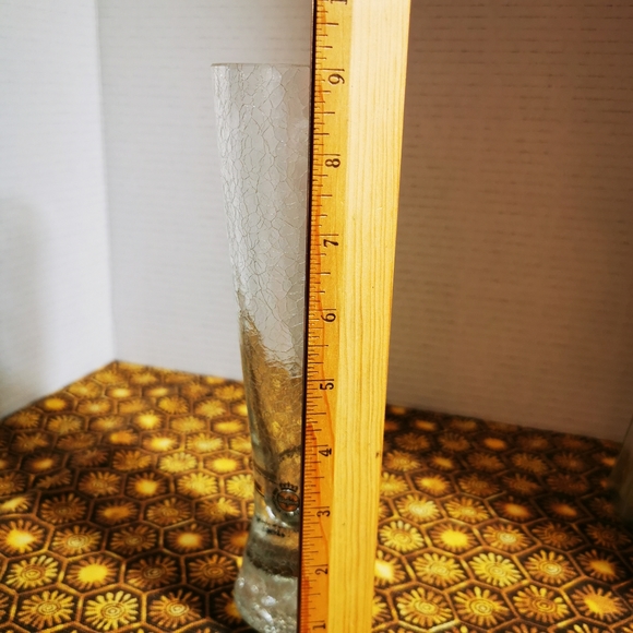 Vintage Warsteiner German Crackle Glass Beer Glass - Picture 10 of 13